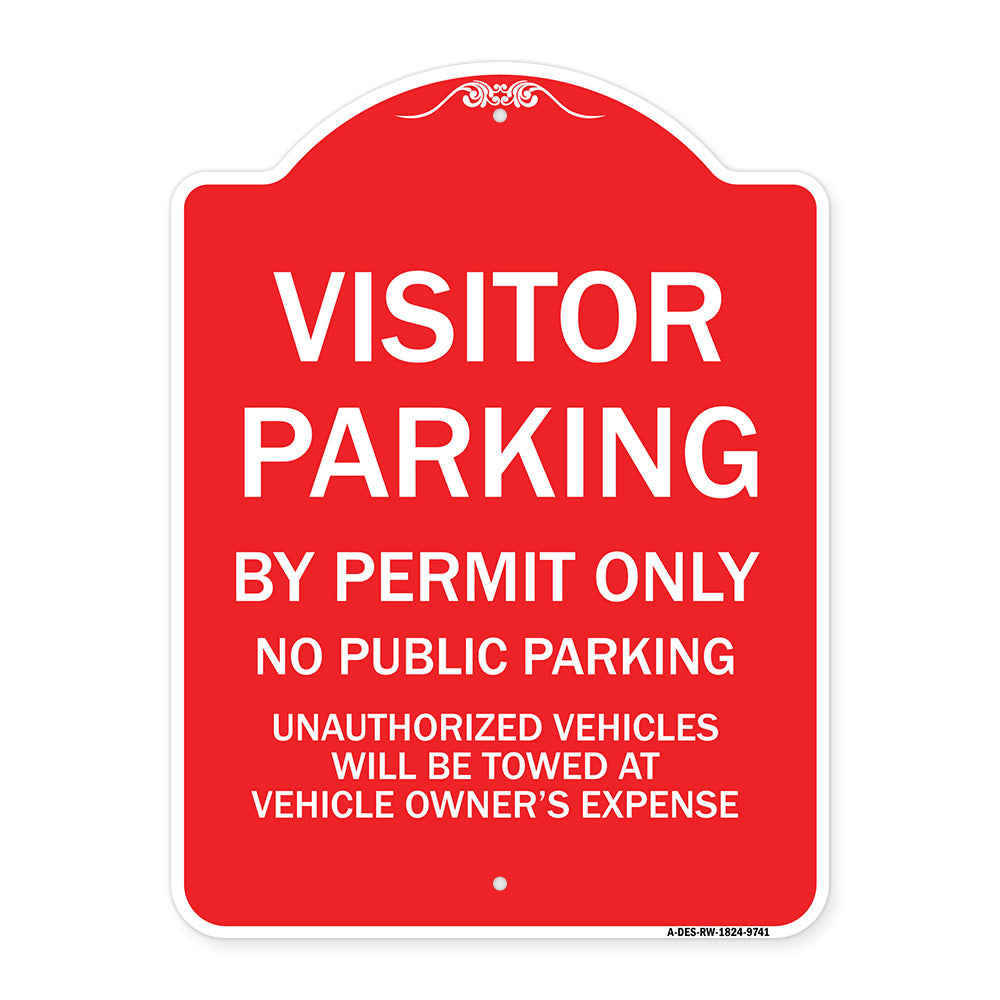 Visitor Parking By Permit Only, No Public Parking