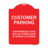Unauthorized Cars Will Be Towed Away At Owner's Expense