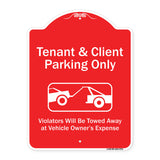 Tenant And Client Parking Only Violators Towed Away With Graphic