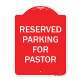 Reserved Parking For Pastor
