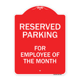 Reserved Parking For Employee Of The Month