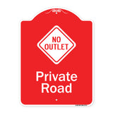 Private Road With No Outlet Symbol