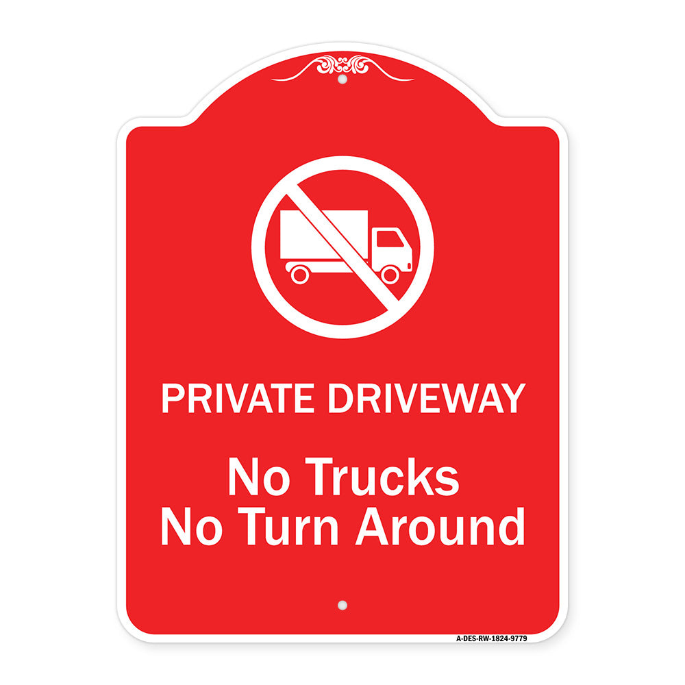 Private Driveway. No Trucks No Turnaround