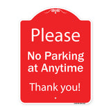 Please No Parking At Anytime
