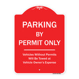 Parking By Permit Only Vehicles Without Permits Towed At Vehicle Owner's Expense