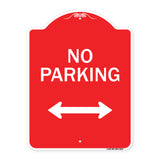 No Parking With Bidirectional Arrow