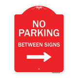 No Parking Between Signs Right