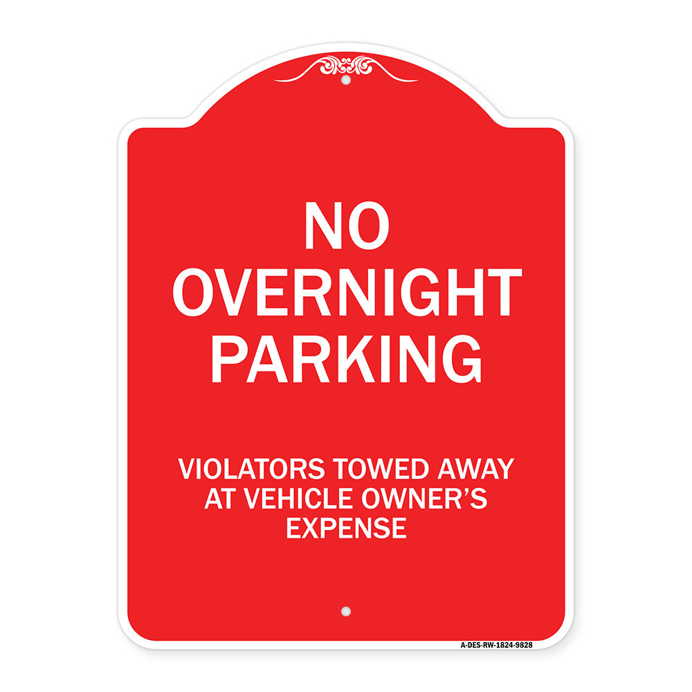 No Overnight Parking