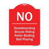 No - Bicycle Riding, Roller Blading, Ball Playing