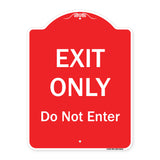 Exit Only Do Not Enter