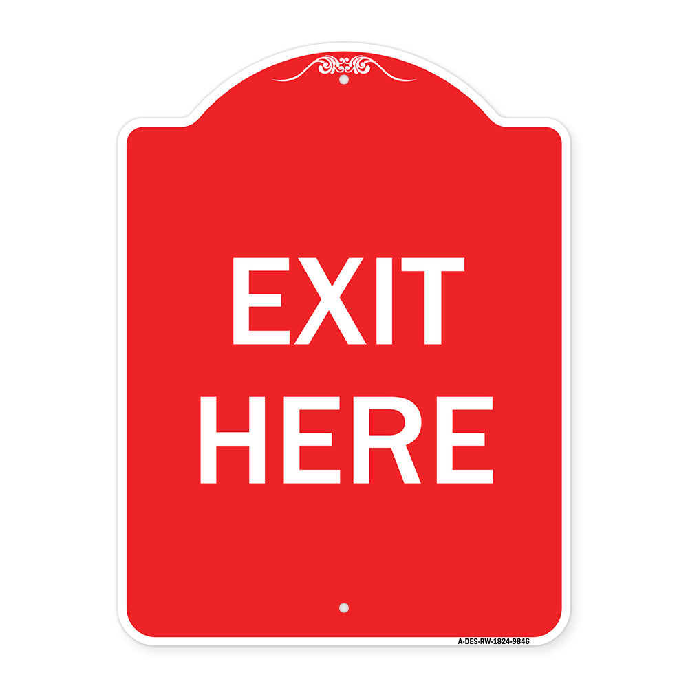 Exit Here