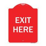 Exit Here