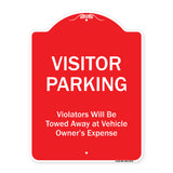 Visitor Parking Violators Will Be Towed Away At Vehicle Owner's Expense