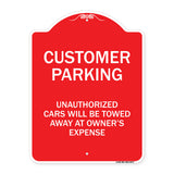 Unauthorized Cars Will Be Towed Away At Owner's Expense