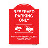 Resident Parking Only Unauthorized Vehicles Towed Away With Graphic
