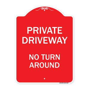 Private Driveway No Turn Around