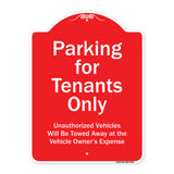 Parking For Tenants Only Unauthorized Vehicles Towed Away