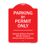 Parking By Permit Only Vehicles Without Permits Will Be Towed Vehicle Owner's Expense