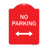 No Parking With Bidirectional Arrow