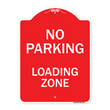 No Parking Loading Zone Sign