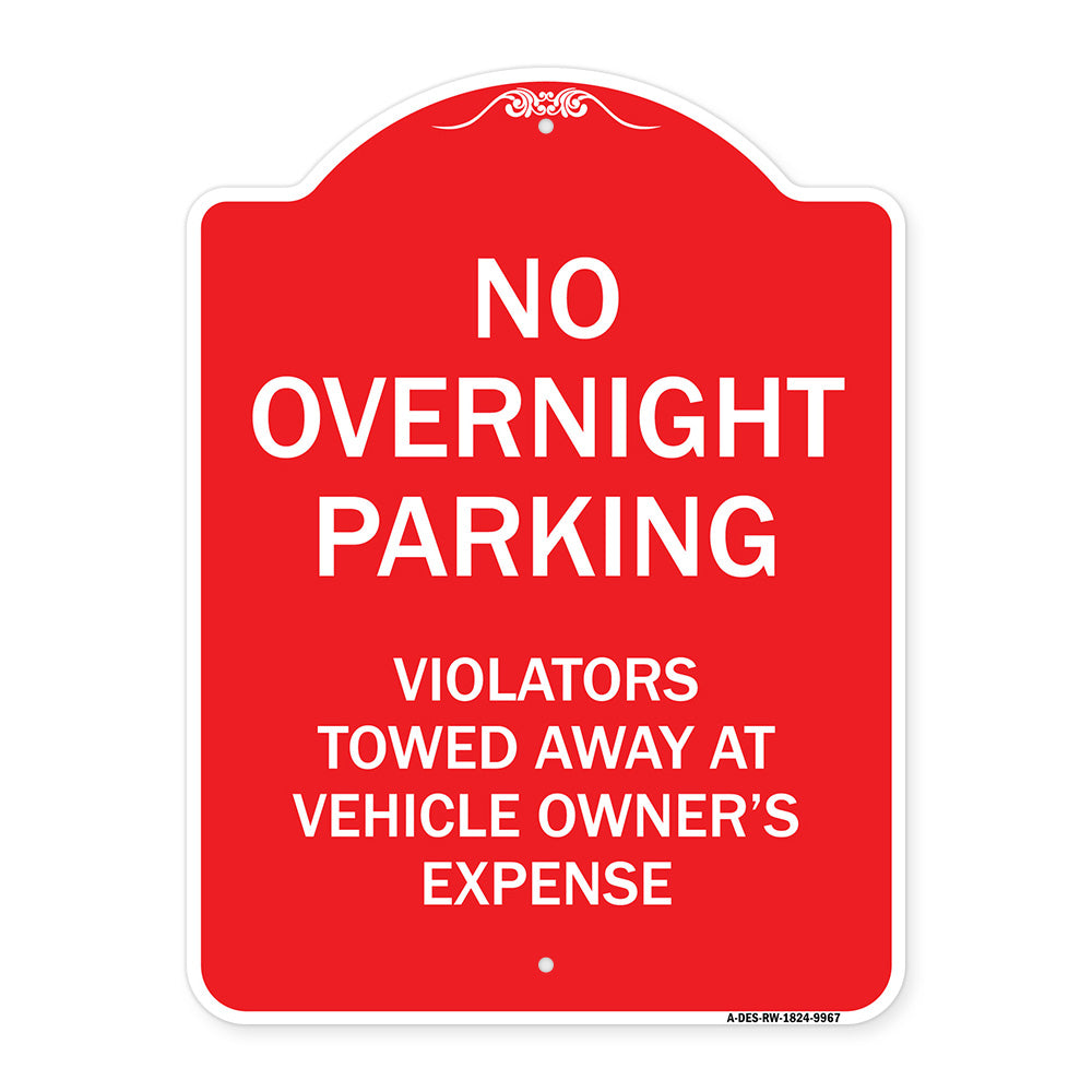 No Overnight Parking