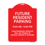 Future Resident Parking 9:00 - 6:00