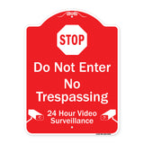Do Not Enter, 24 Hour Video Surveillance