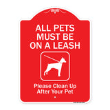 All Pets Must Be On A Leash Please Clean Up After Your Pet