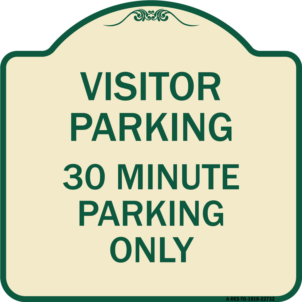 Visitor Parking 30 Minute Parking Only
