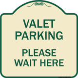 Valet Parking Please Wait Here