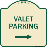 Valet Parking with Right Arrow