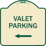 Valet Parking with Left Arrow