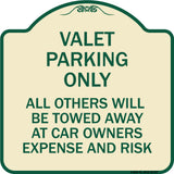 Valet Parking Only All Others Towed