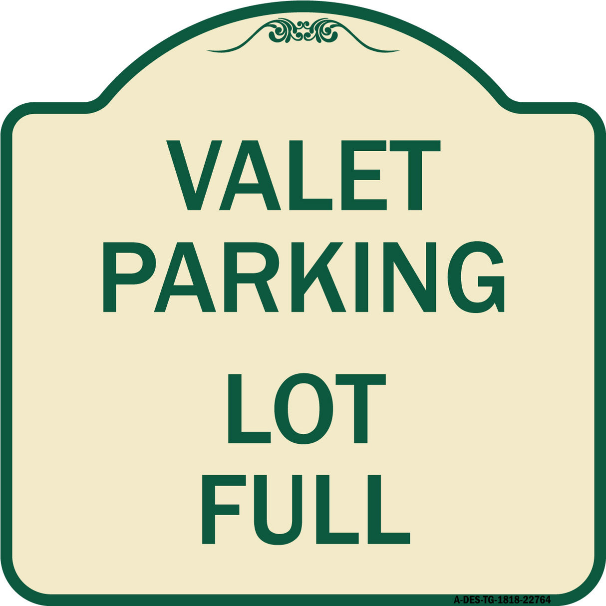Valet Parking Lot Full