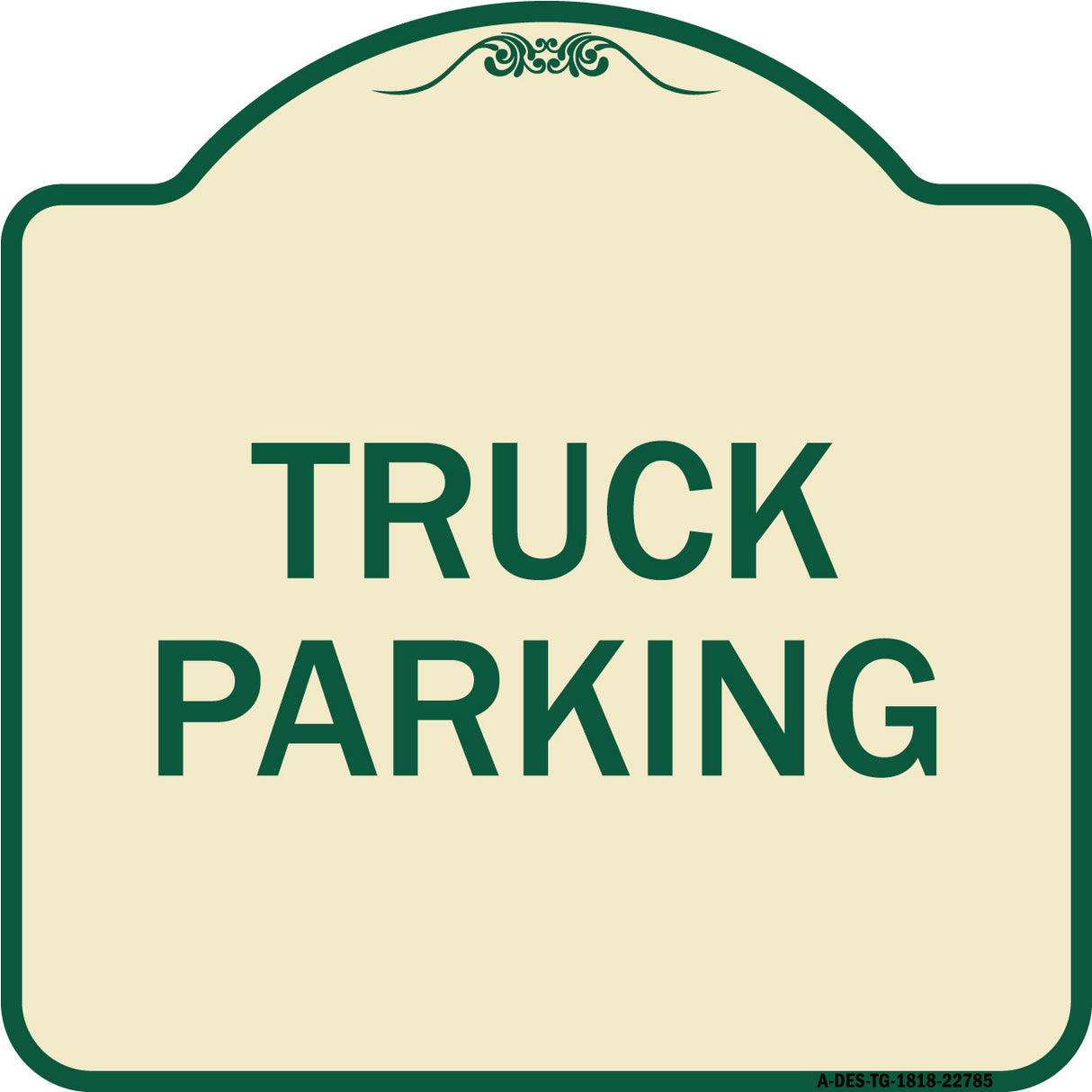 Truck Sign Truck Parking