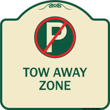 Tow Away Zone (No Parking Symbol)