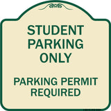 Student Parking Only Parking Permit Required
