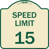 Speed Limit 15 Mph