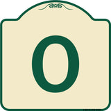 Sign with Letter O