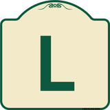 Sign with Letter L