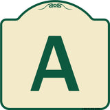 Sign with Letter A