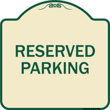 Reserved Parking Sign