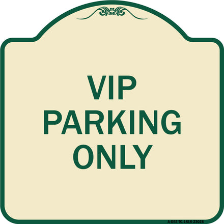 Reserved Parking Sign VIP Parking Only