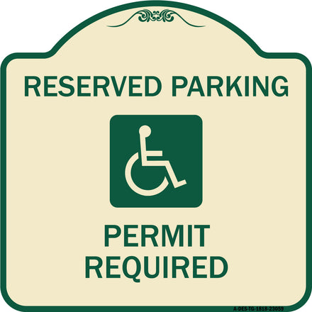 Reserved Parking Permit Required (With Graphic)