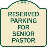 Reserved Parking for Senior Pastor