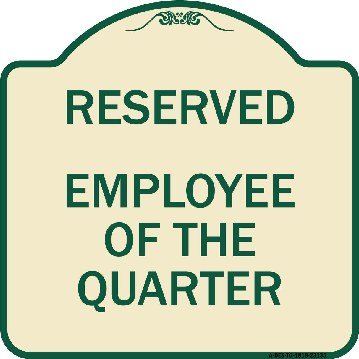 Reserved Parking Employee of the Quarter