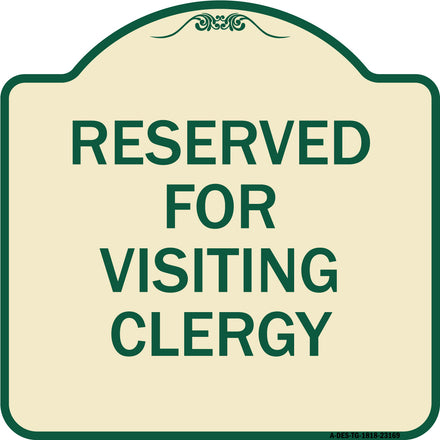 Reserved for Visiting Clergy