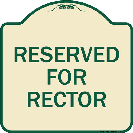 Reserved for Rector