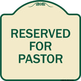 Reserved for Pastor