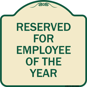 Reserved for Employee of the Year